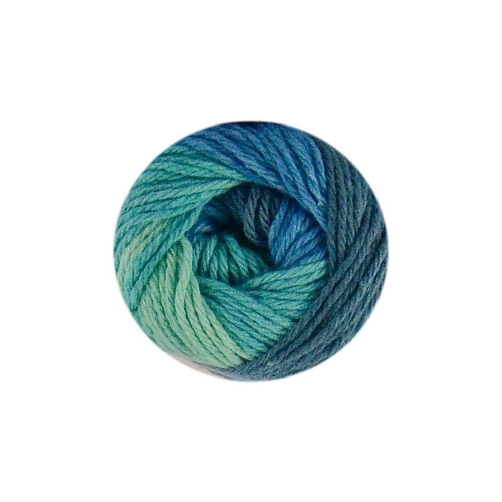 Yarn Home Cotton -55- Turquoise Stripe