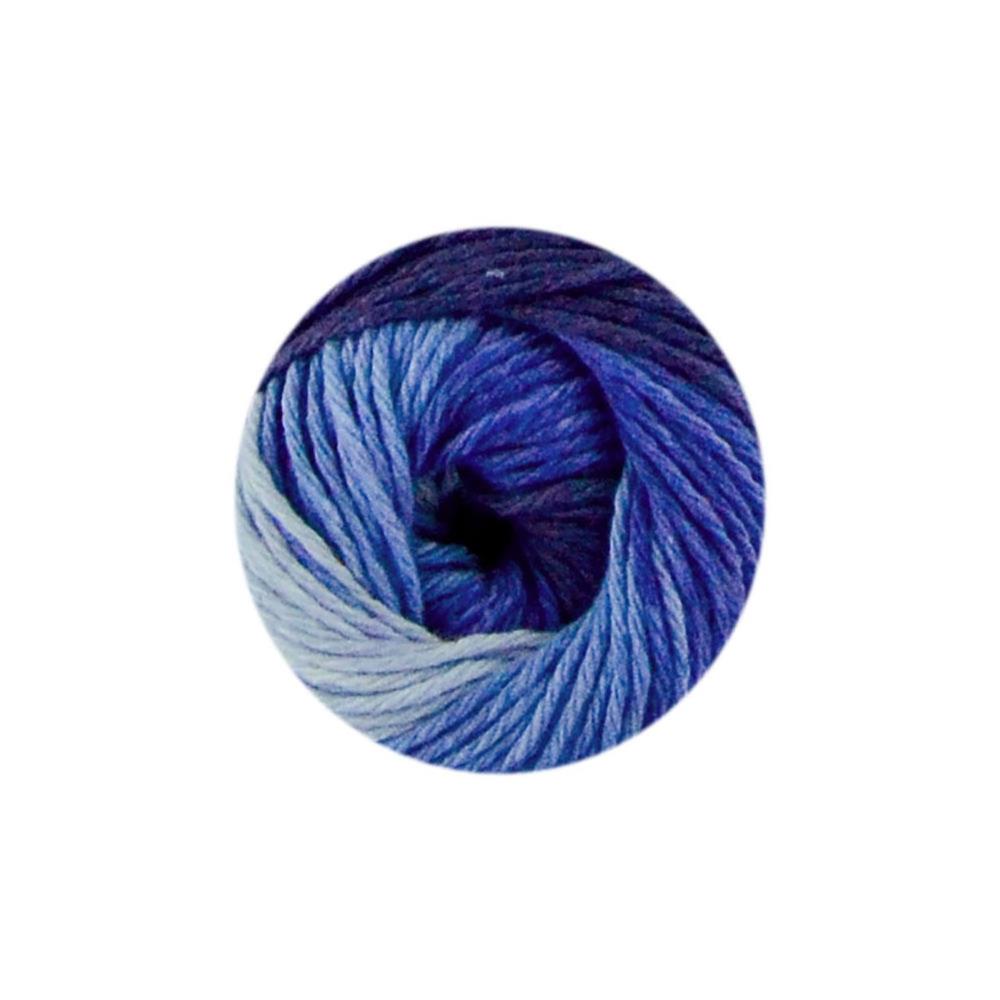 Yarn Home Cotton -58- Cornflower Stripe