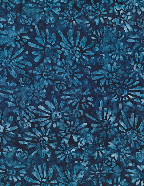 Forest Trails - Flowers All Over - Blue 1400 22315 444