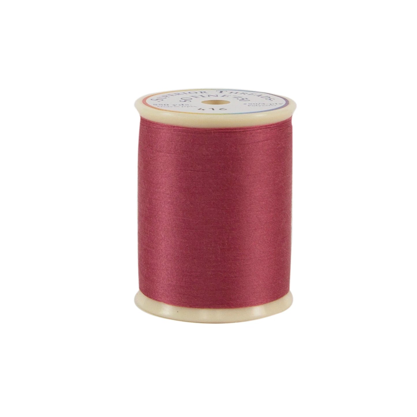 416 So Fine Polyester Thread 3-ply 50wt 550yds Rose Petal