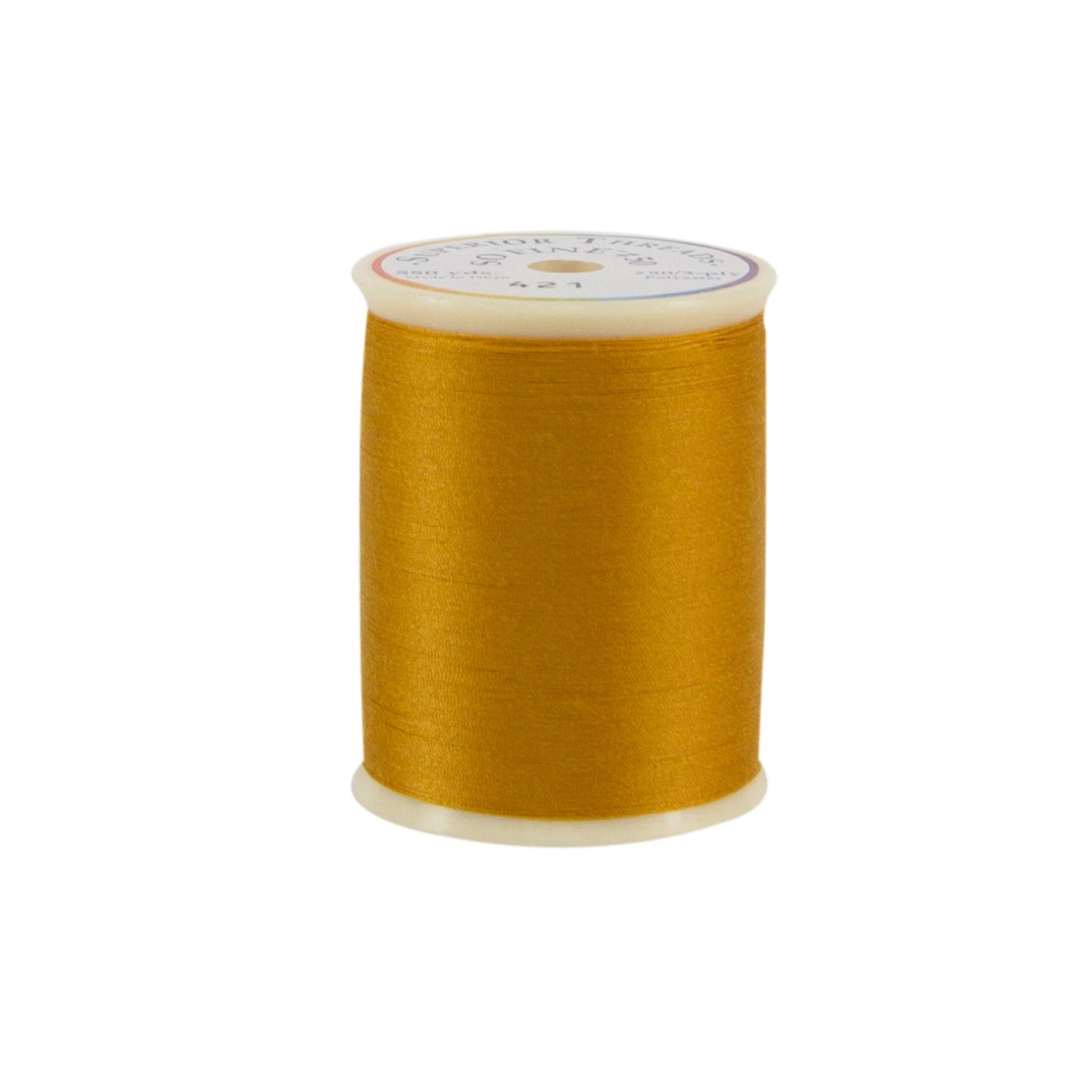 421 So Fine Polyester Thread 3-ply 50wt 550yds Marigold