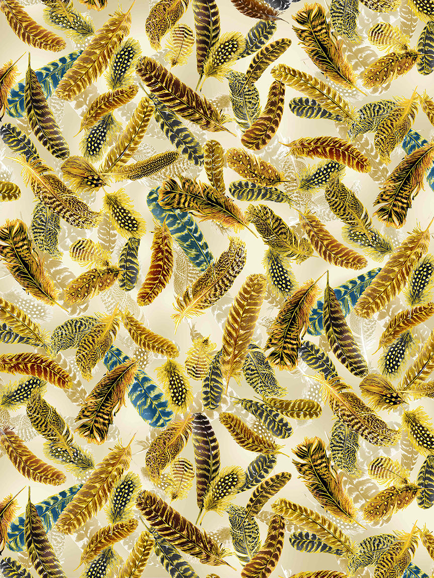 Gilded Feathers Cream