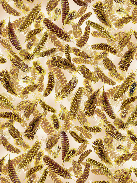 Gilded Feathers Neutral