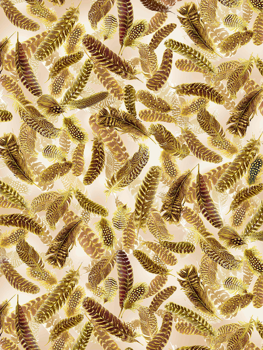 Gilded Feathers Neutral