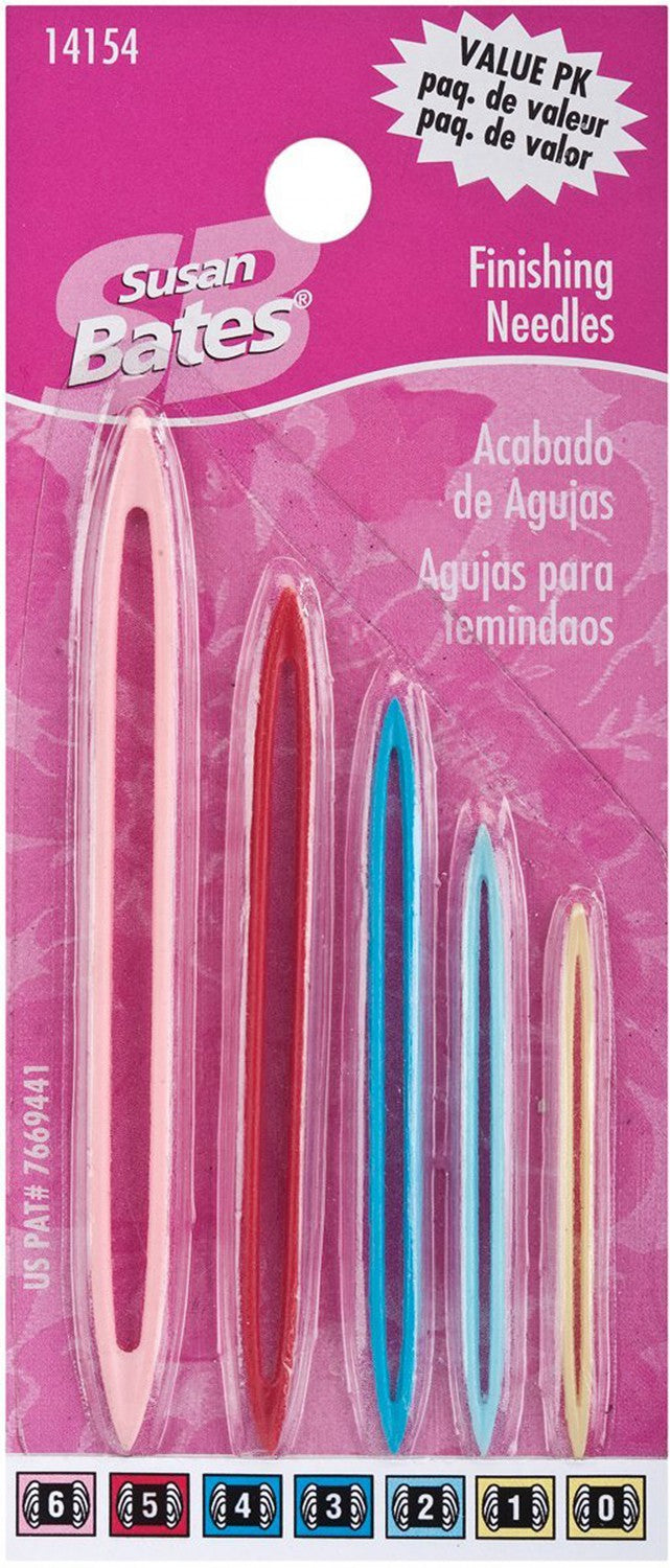 Susan Bates Finishing Needles For Yarn Weights 0 6