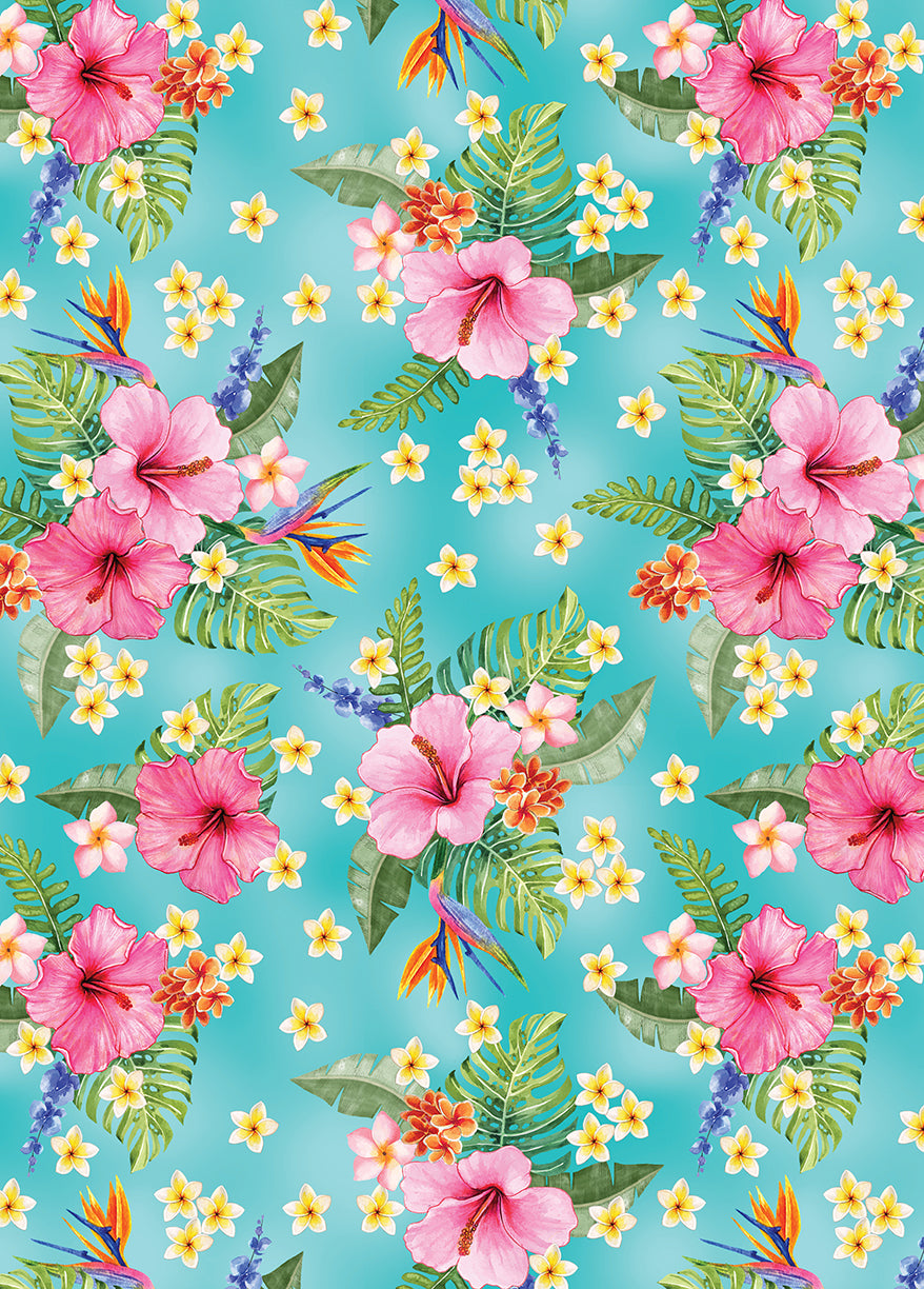 Hibiscus Paradise Teal