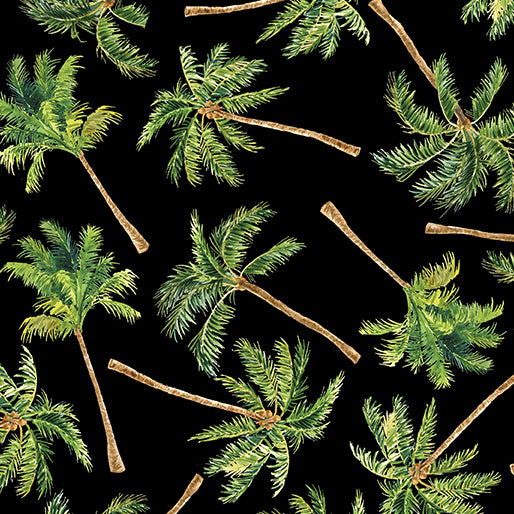 Palm Trees Black