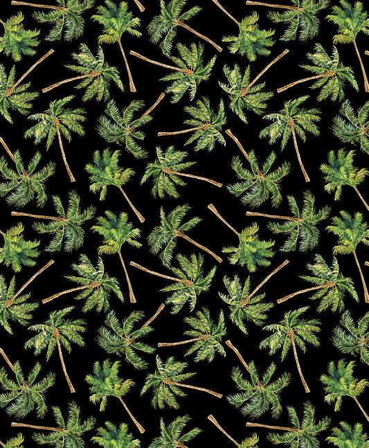Palm Trees Black