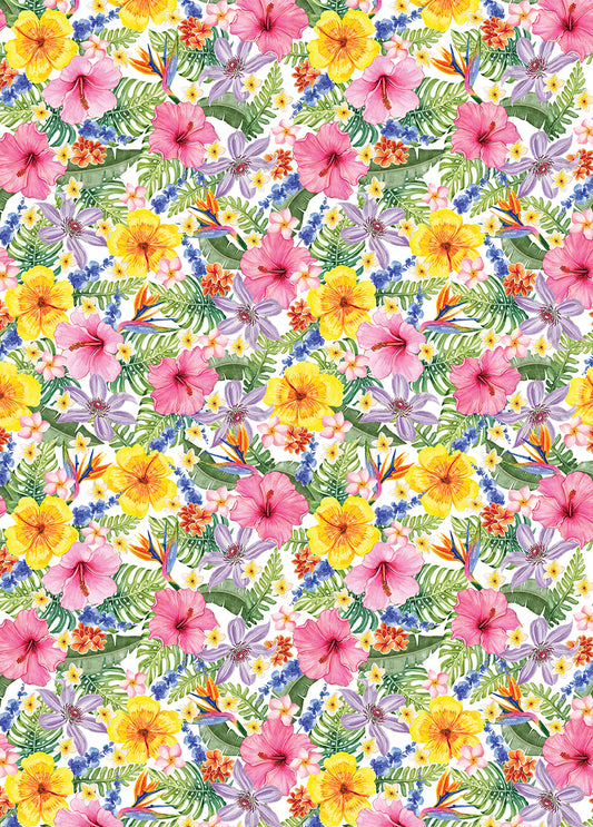 Tropical Garden White