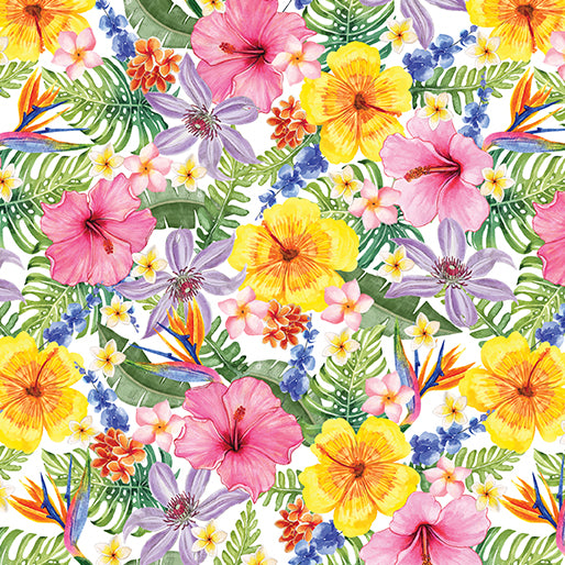 Tropical Garden White
