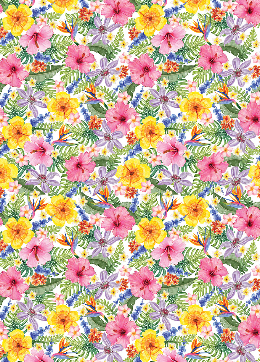 Tropical Garden White
