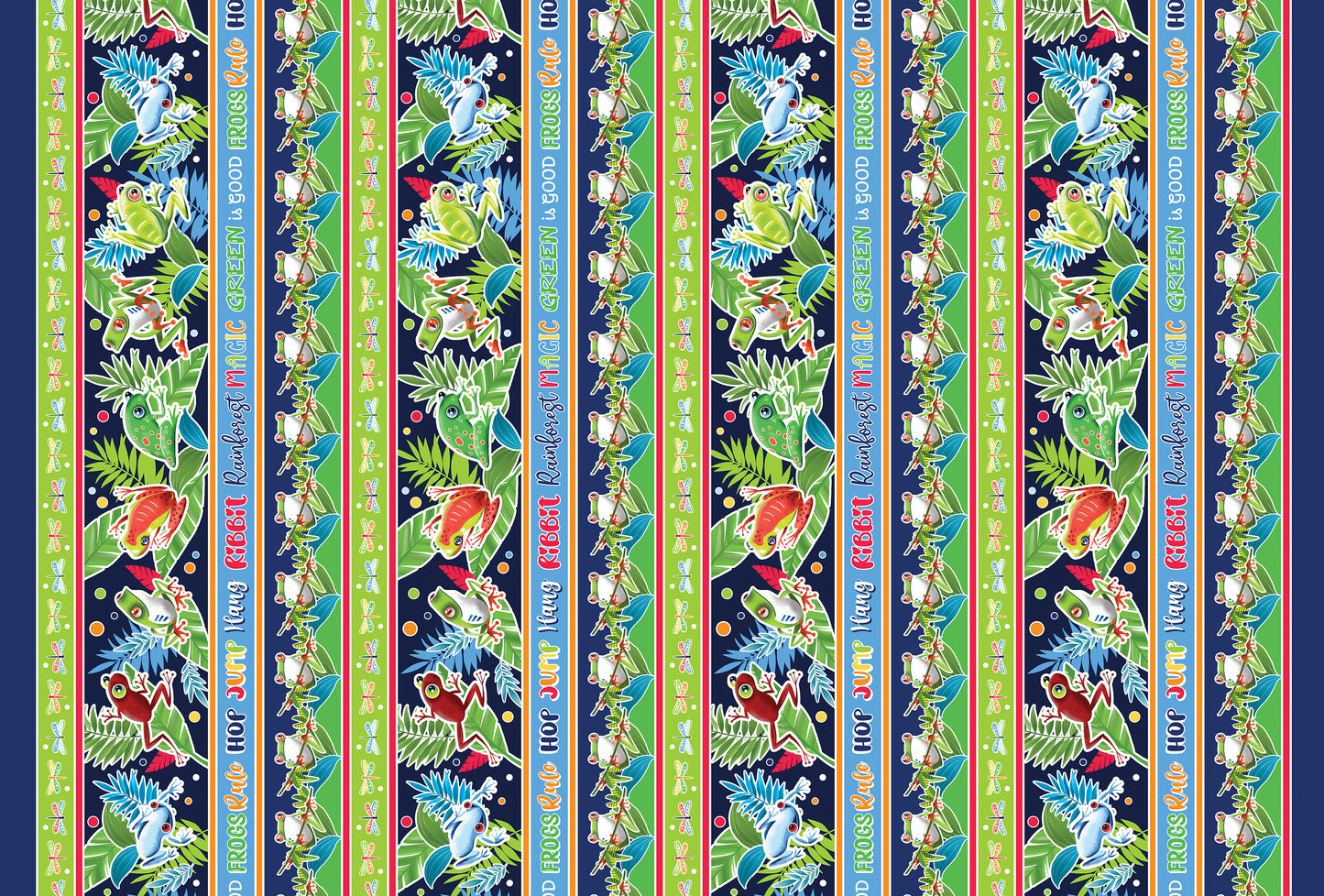 Rainforest Glow Stripe Multi