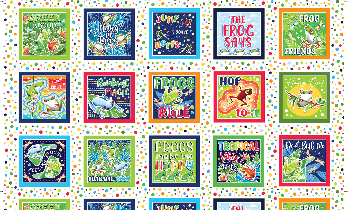 Hoppy Days Quilt Kit