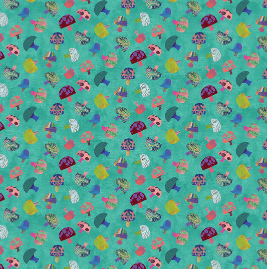 Mini Mod Mushroom Dark Turquoise