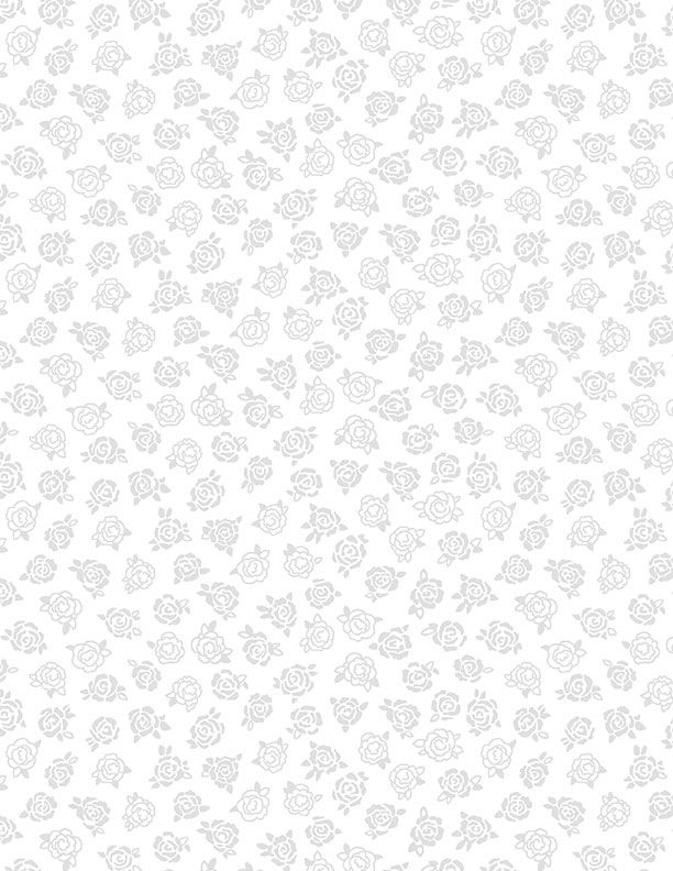 Roses White on White 1817 39200 100