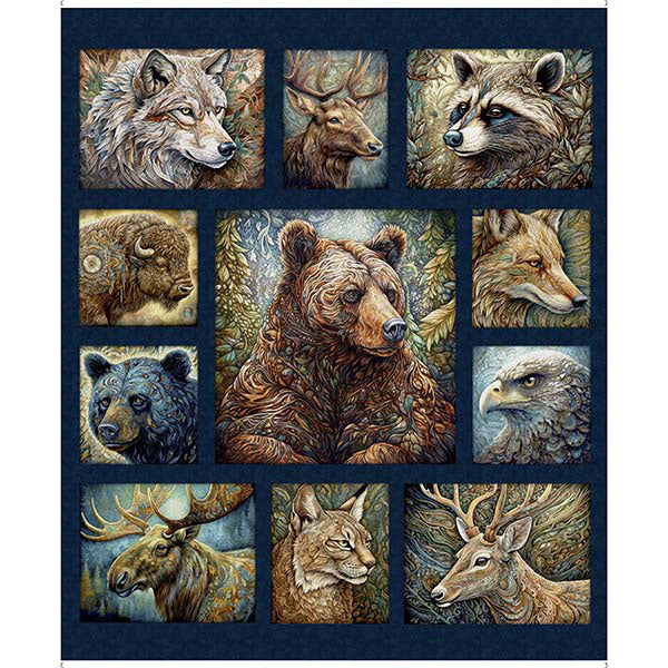 ENCHANTED FOREST ANIMAL PANEL