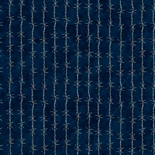 Running Wild - Barbed Wire - Navy