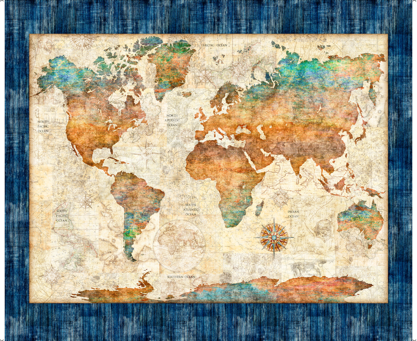 NAUTICUS - WORLD MAP PANEL - MULTI