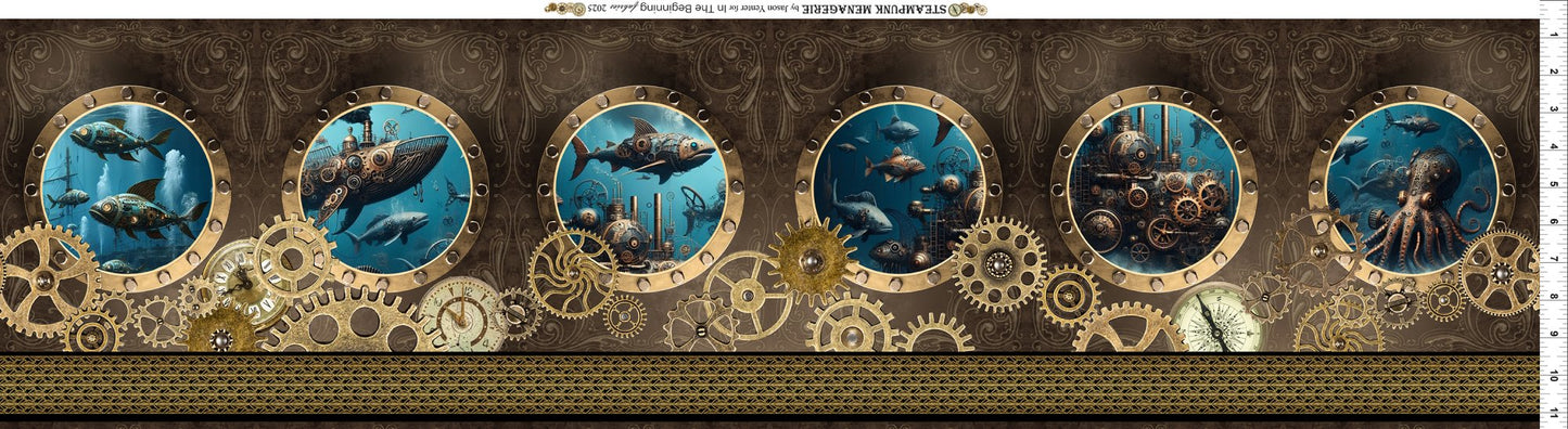Steampunk Menagerie Quilt Kit - Pre-Order
