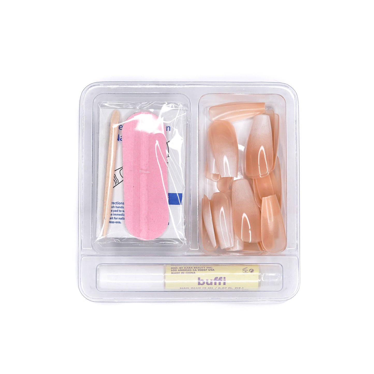 BUFFI PRESS-ON NAILS - SUGAR TIPS