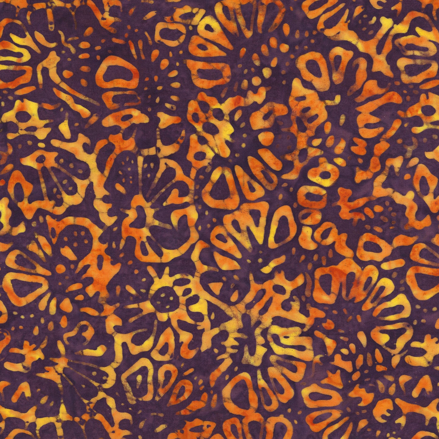 QE6: Splash, Organic Floral, Marmalade Batik