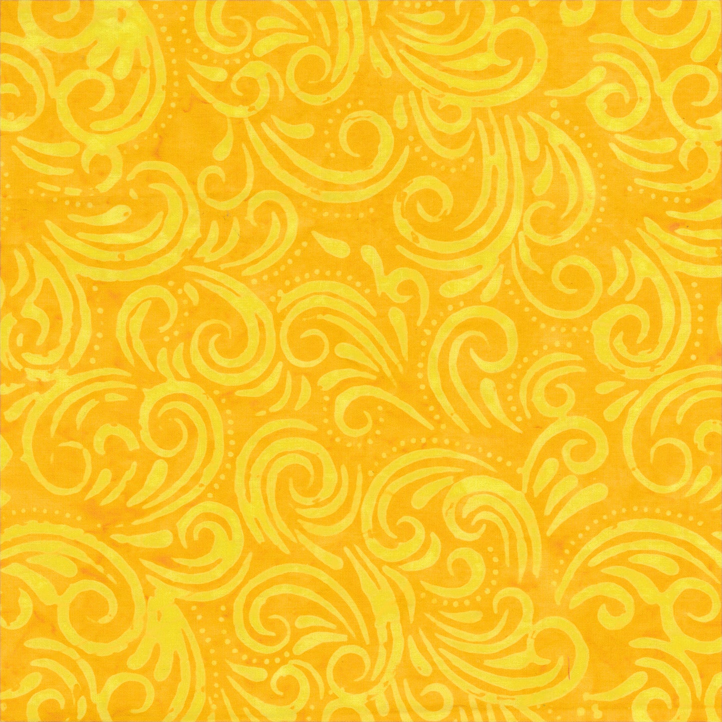 QE8: Charm - Swirl - 452Q-2 Yellow - Batik