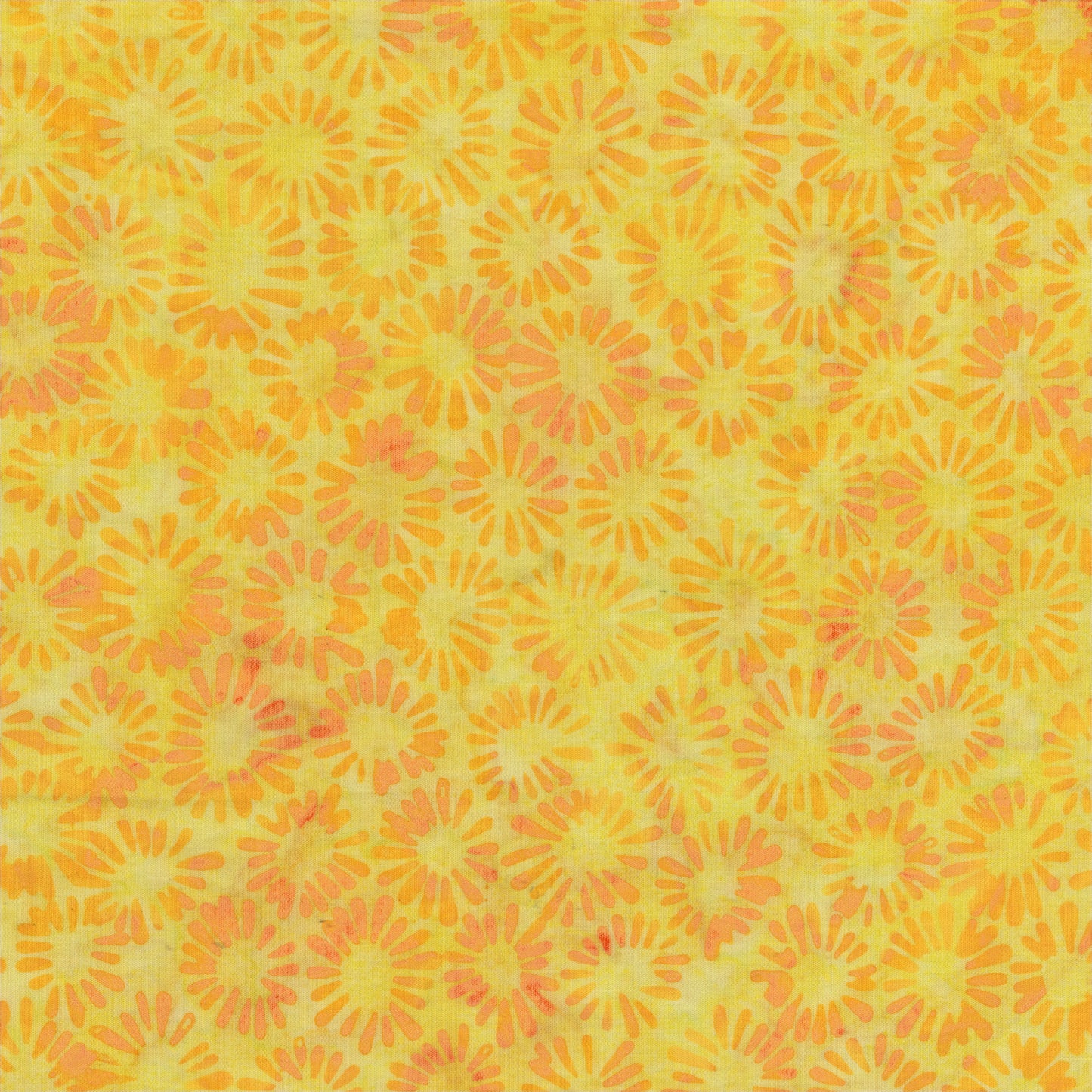 QE8: Charm - Sliced Circles - 453Q-2 Citrus - Batik