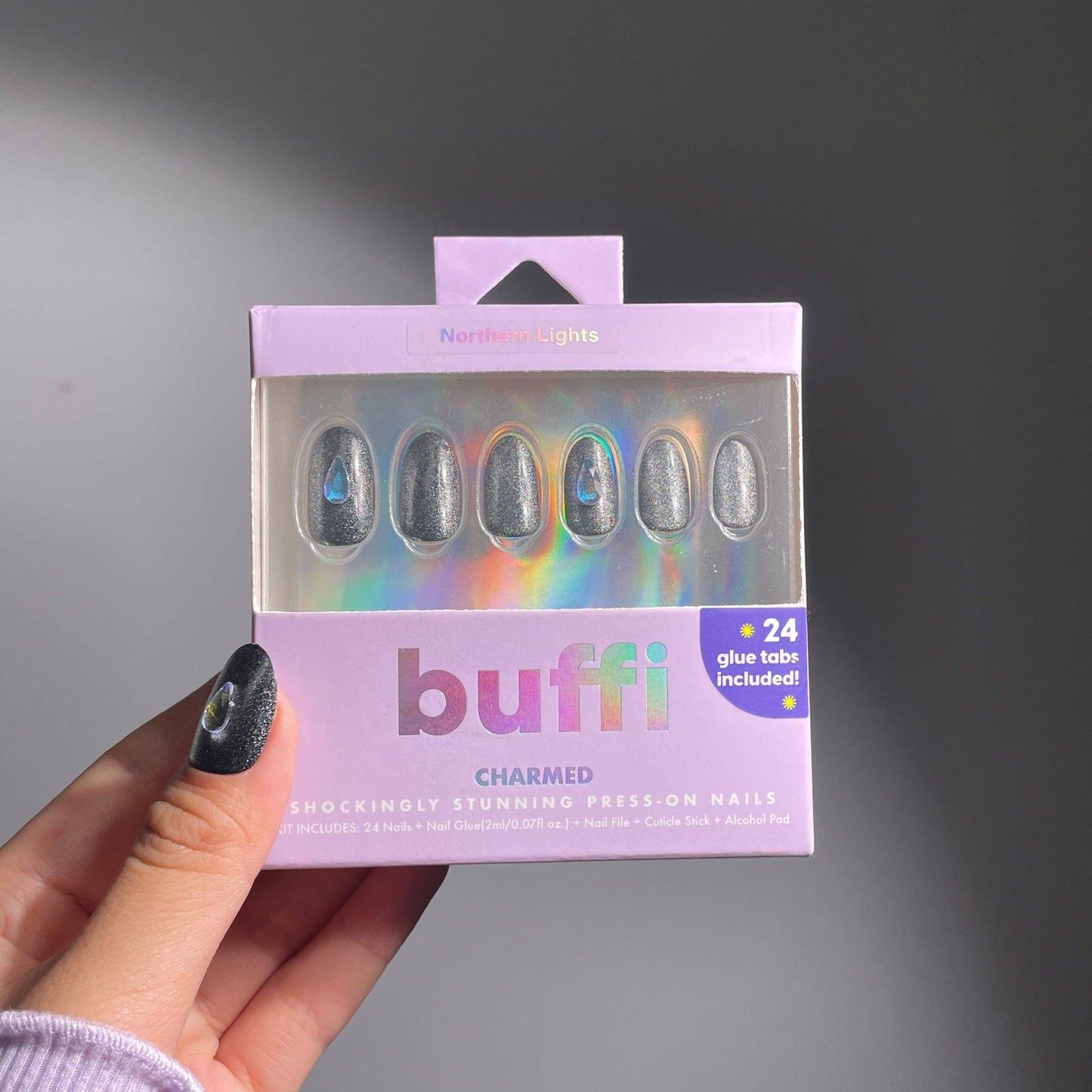 BUFFI CHARMED PRESS-ON NAILS - Northern Lights