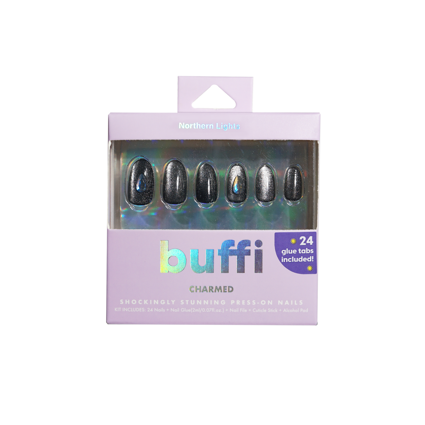 BUFFI CHARMED PRESS-ON NAILS - Northern Lights