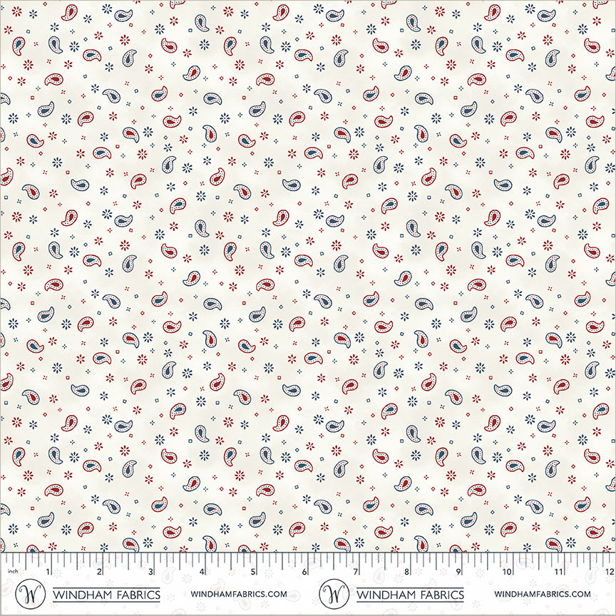 Lone Star Trail, Little Paisley, 55434-1 Ivory