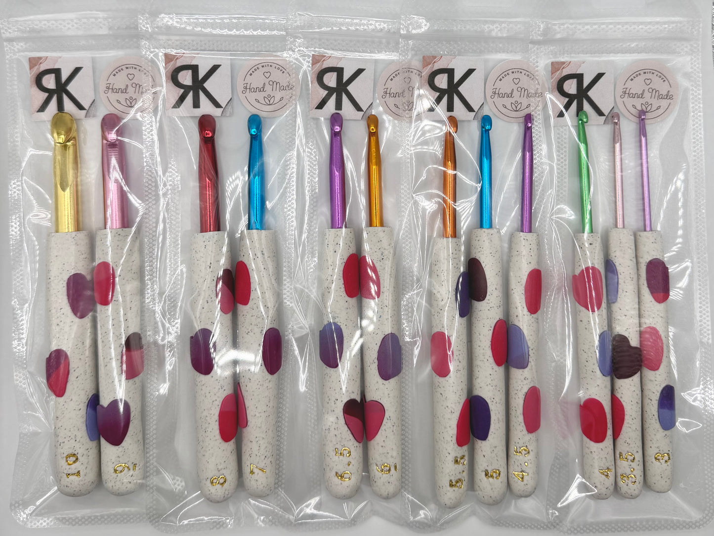 Crochet Hooks Hearts