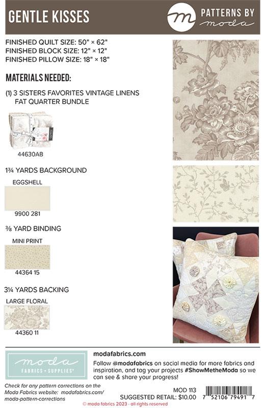 Gentle Kisses Pattern