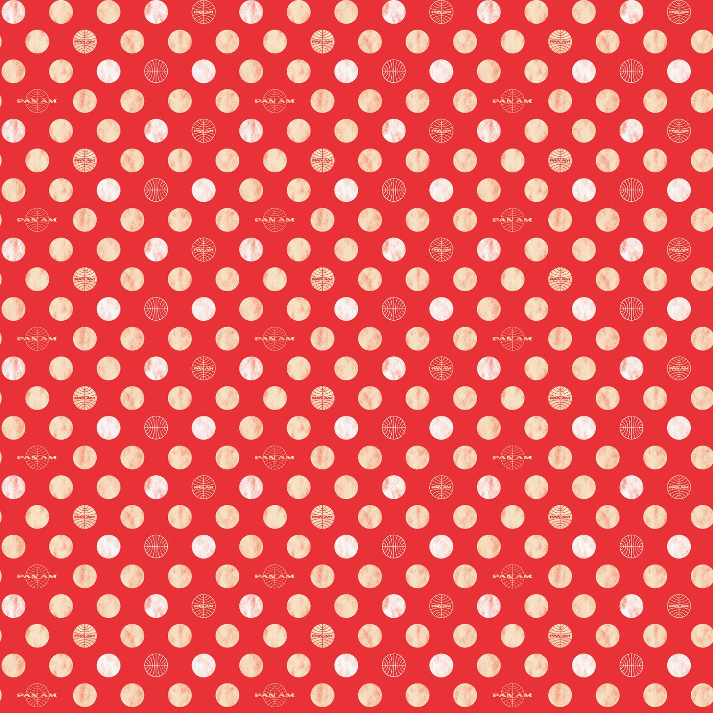 Pan Am Dots Red