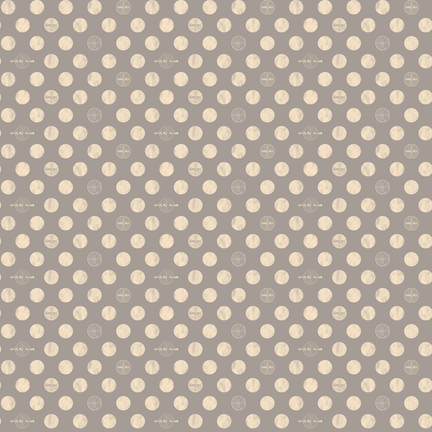 Pan Am Dots Taupe