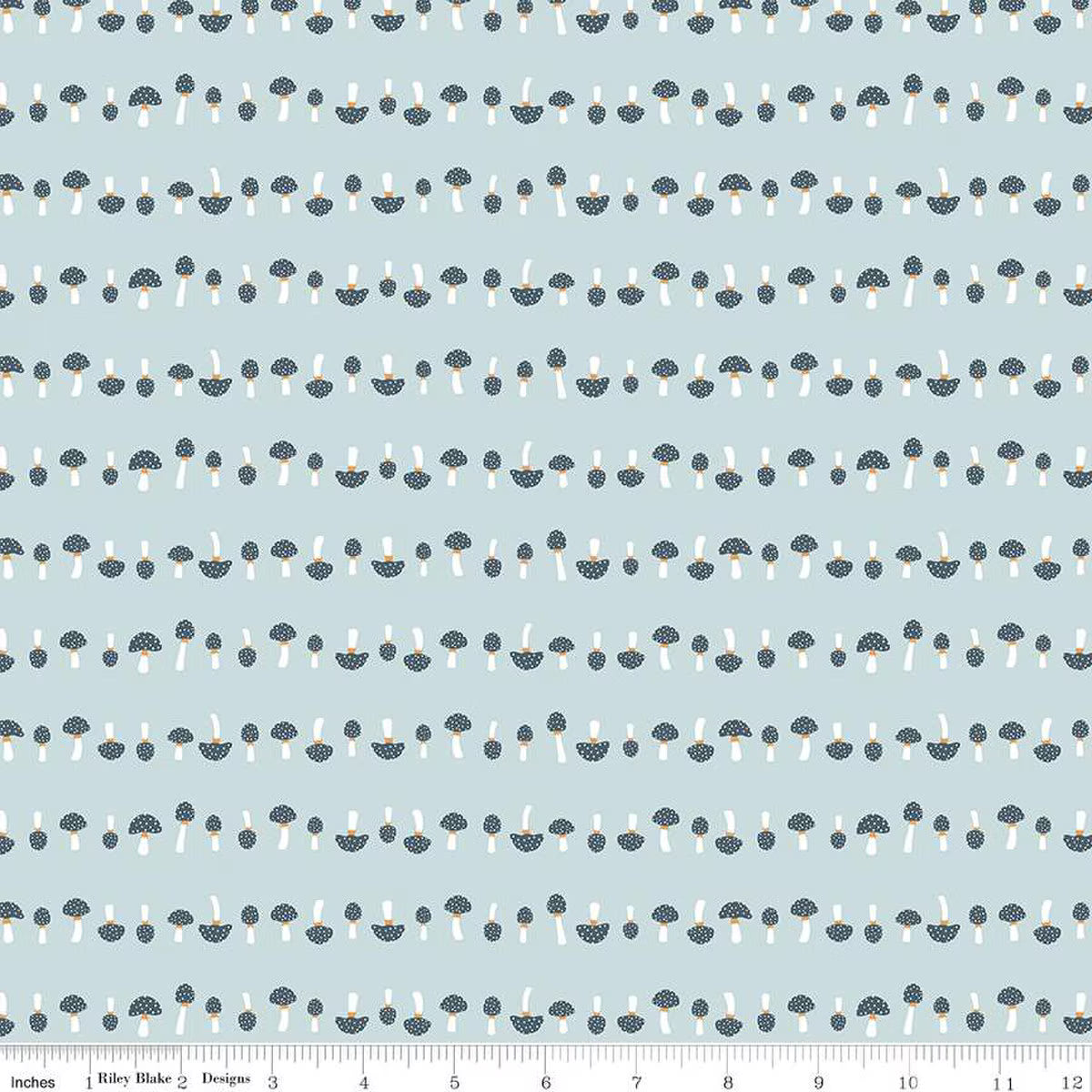 Forest Village Mushrooms Sky