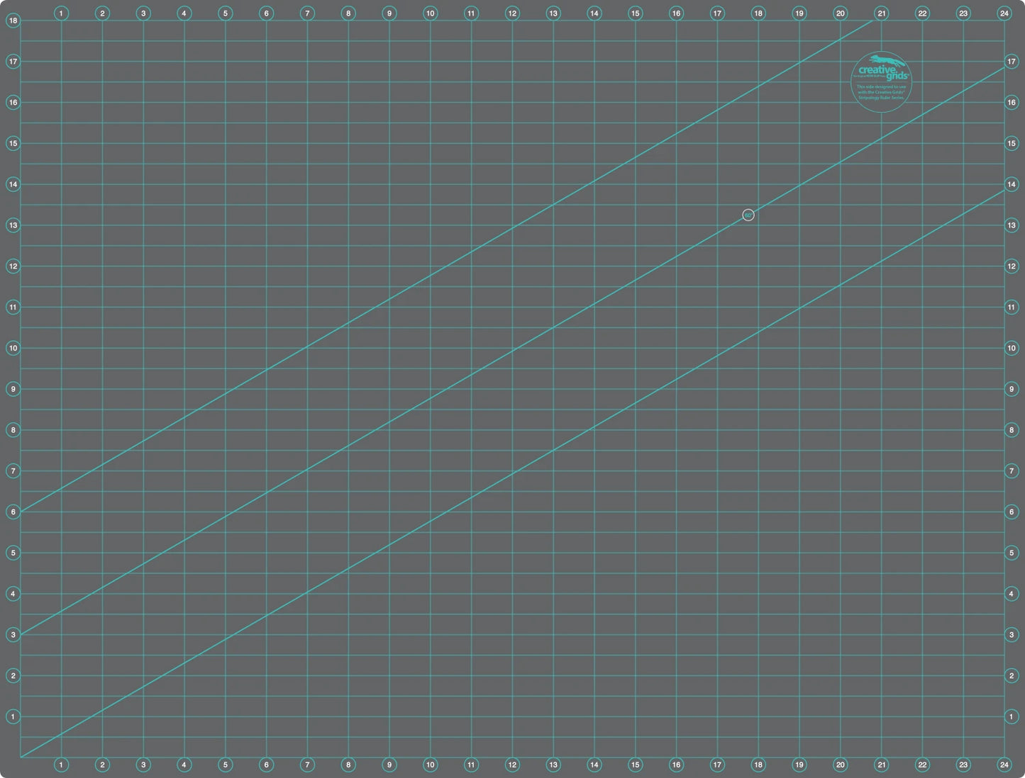 Creative Grids Self-Healing Double Sided Rotary Cutting Mat 18in x 24in
