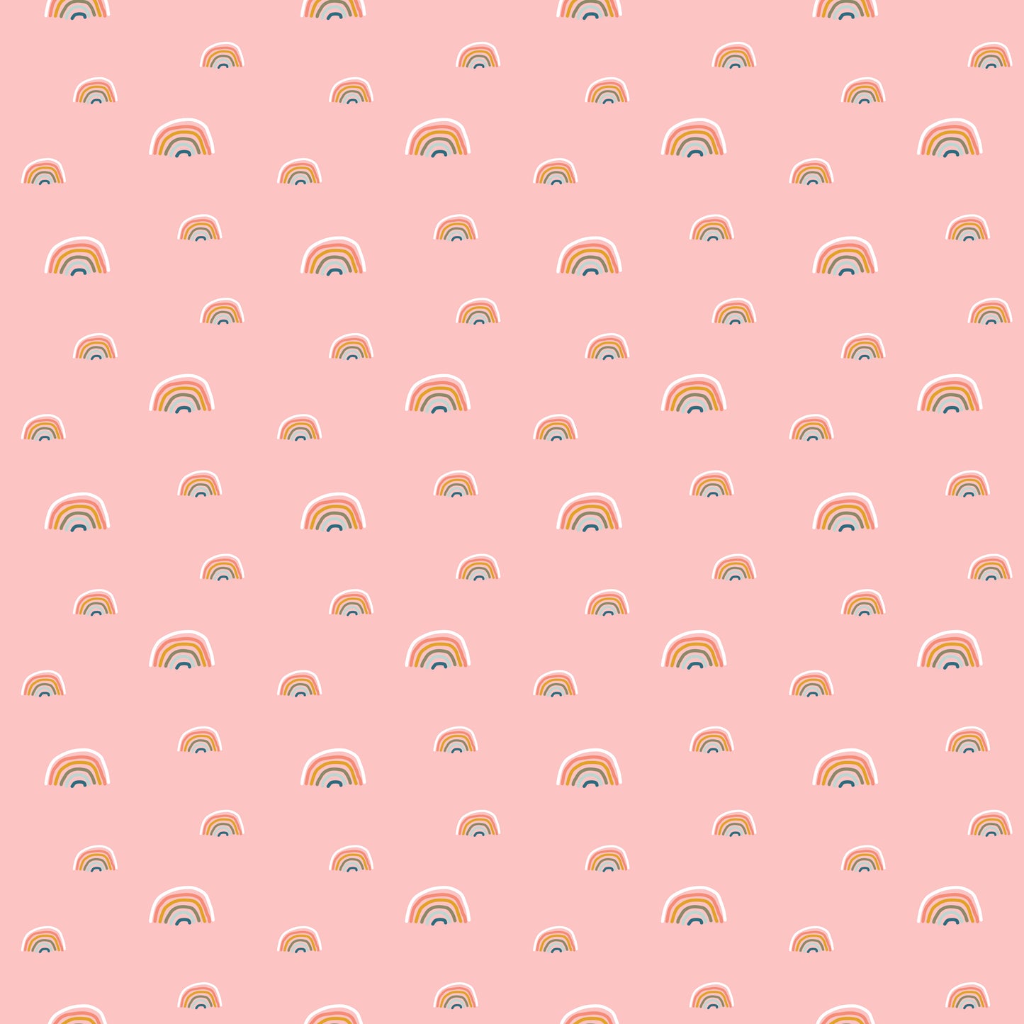 Flannel Make A Pretty Life Rainbows Blush