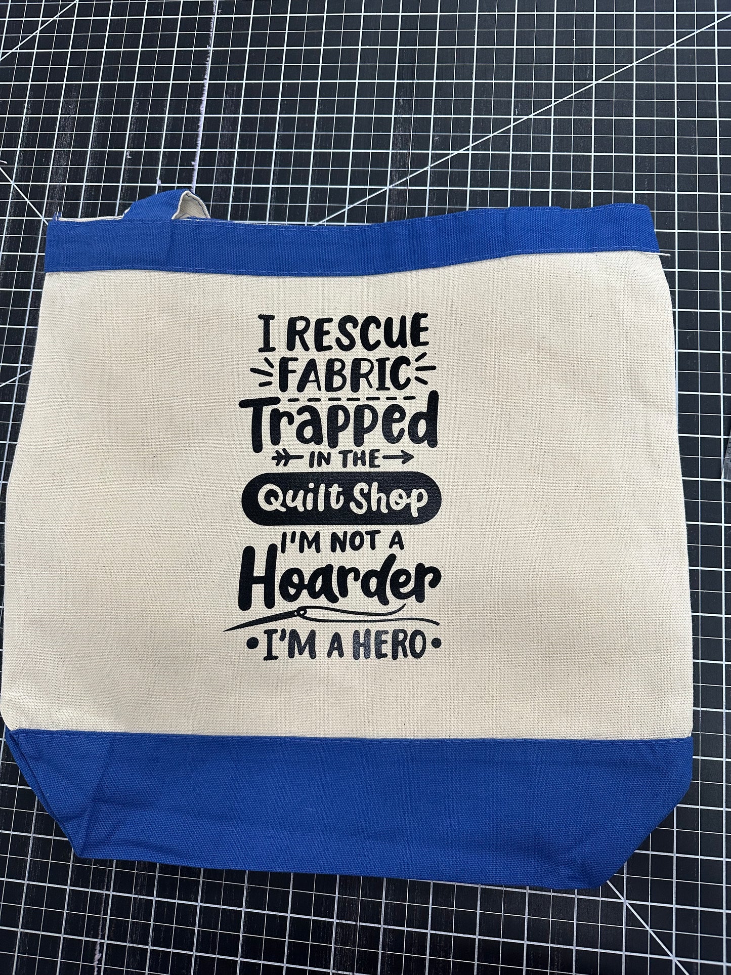 Cotton Tote-Royal Blue