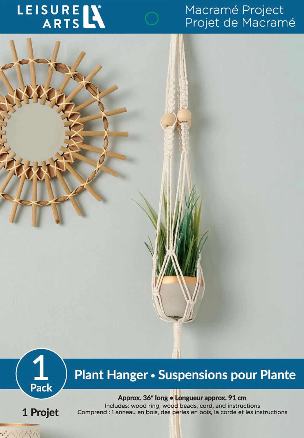 Leisure Arts Macrame Kit Plant Hanger