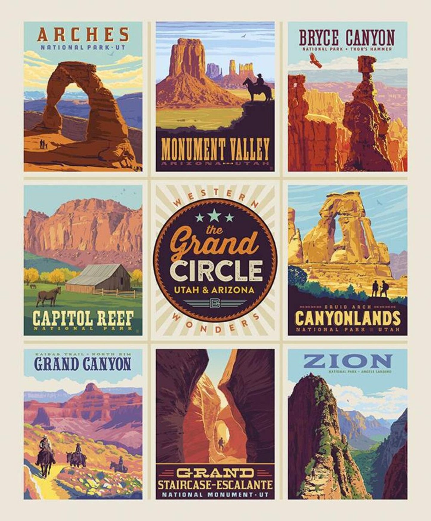 Destinations The Grand Circle Poster Panel
