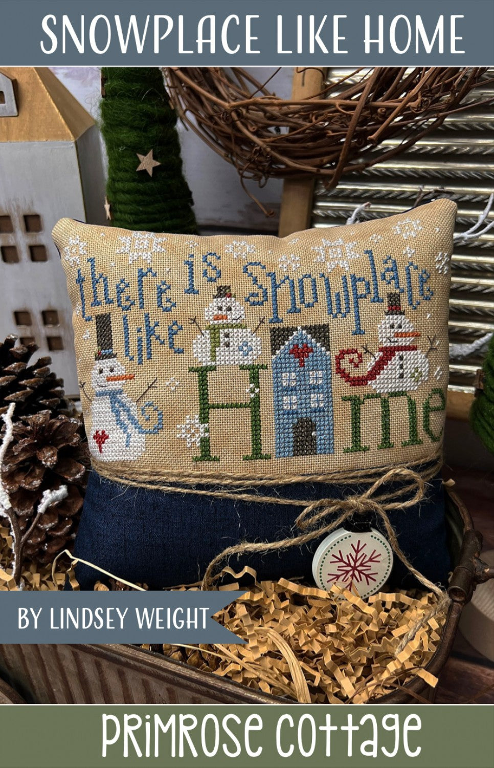 Snowplace Like Home Cross Stitch Pattern