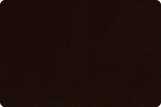 Minky Extra Wide Solid Cuddle® 3 Chocolate