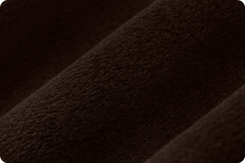 Minky Extra Wide Solid Cuddle® 3 Chocolate