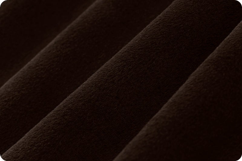 Minky Extra Wide Solid Cuddle® 3 Chocolate