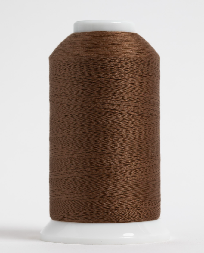425 So Fine Polyester Thread 3-ply 50wt 3280yds Brown Sugar