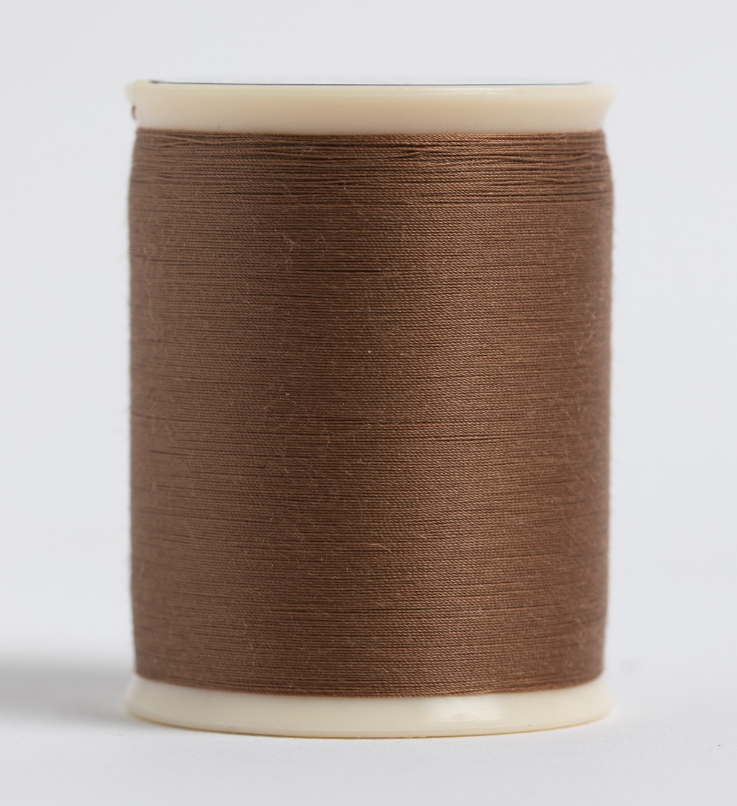 425 So Fine Polyester Thread 3-ply 50wt 550yds Brown Sugar
