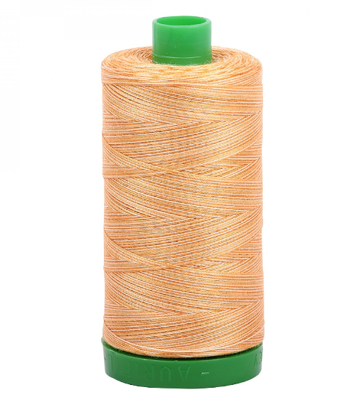 A1140-4150 Mako Cotton Embroidery Thread 40wt 1094yds Variegated Orange