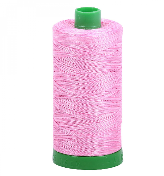 A1140-3660 Mako Cotton Embroidery Thread 40wt 1094yds Variegated Pink