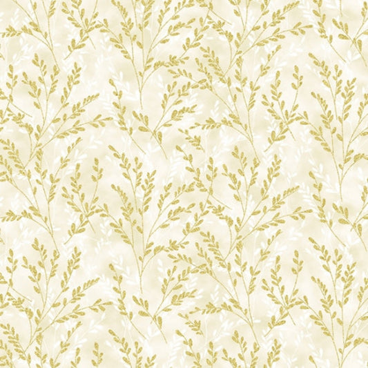 Fall Blooms- Cream-Gold-33G