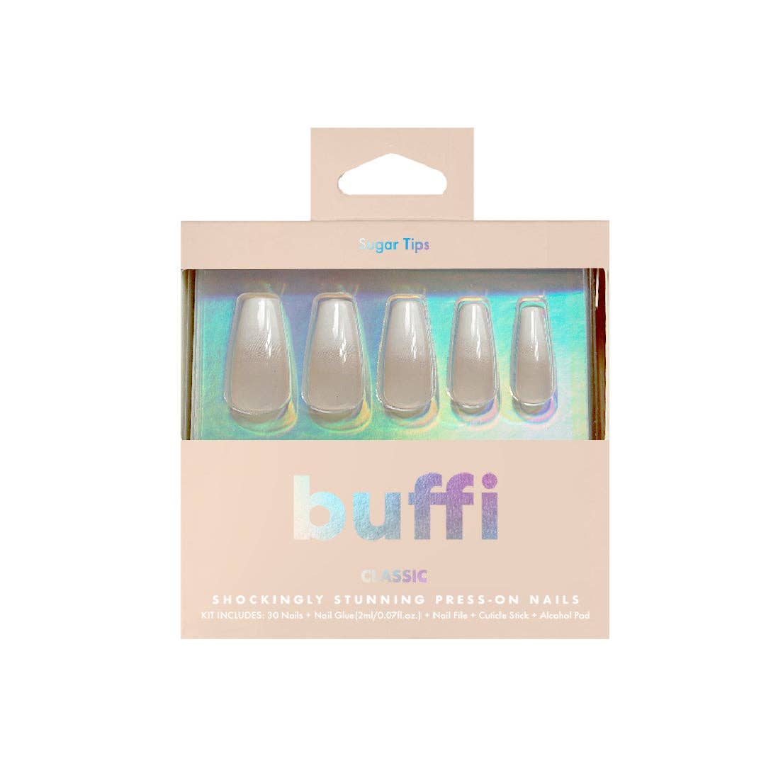 BUFFI PRESS-ON NAILS - SUGAR TIPS